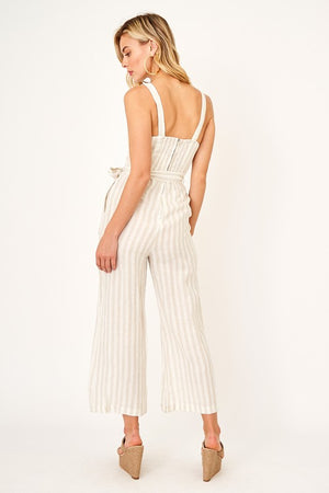 Saint Lucia Striped Jumpsuit