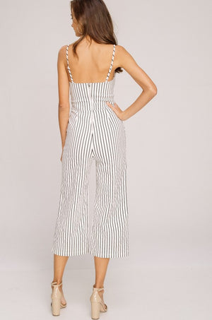 Montego Bay Striped Jumpsuit