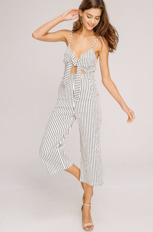 Montego Bay Striped Jumpsuit