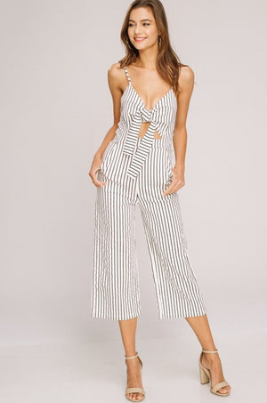 Montego Bay Striped Jumpsuit