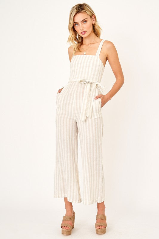 Saint Lucia Striped Jumpsuit
