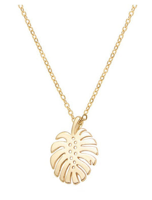 In the Tropics Necklace-Gold