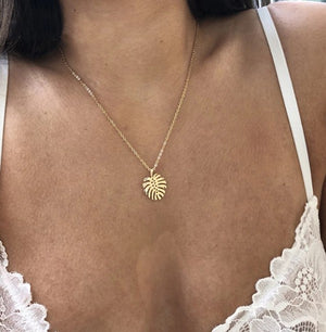 In the Tropics Necklace-Gold