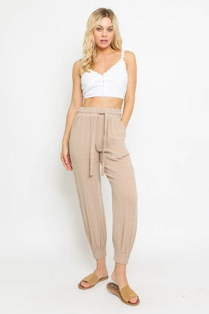 Luna Linen Joggers