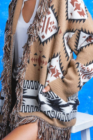 Yellowstone Fringe Sweater