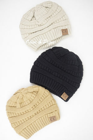 Black Knit Beanie