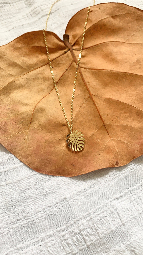 In the Tropics Necklace-Gold