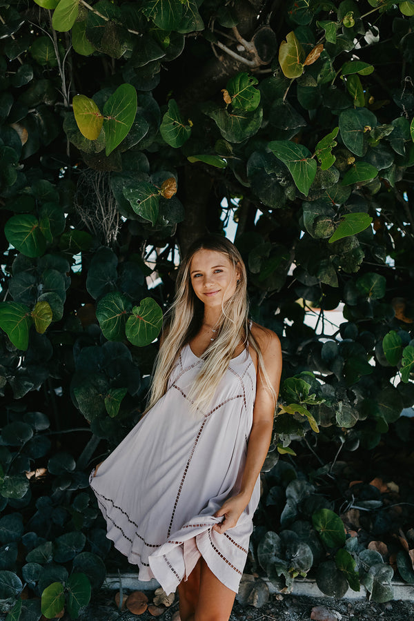 Eyes On You Mauve Tank Dress