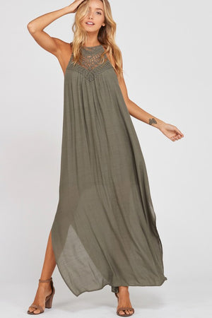 All Decked in Lace Maxi Dress