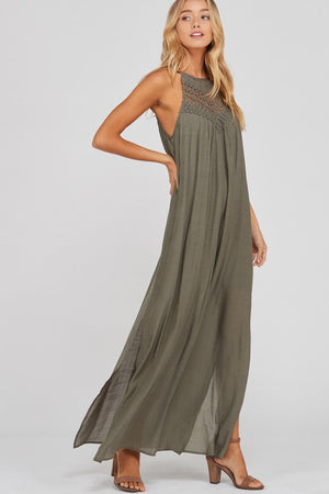 All Decked in Lace Maxi Dress