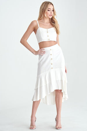 Sandy Shores Midi Skirt