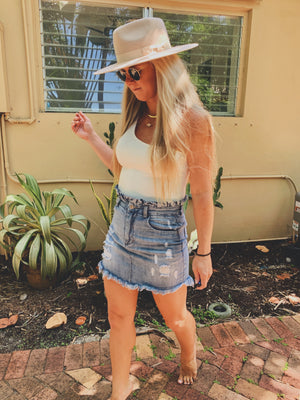 Delilah Denim Skirt