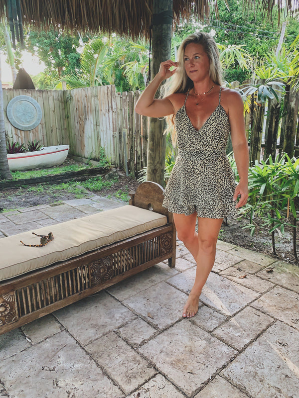 Wildside Leopard Romper